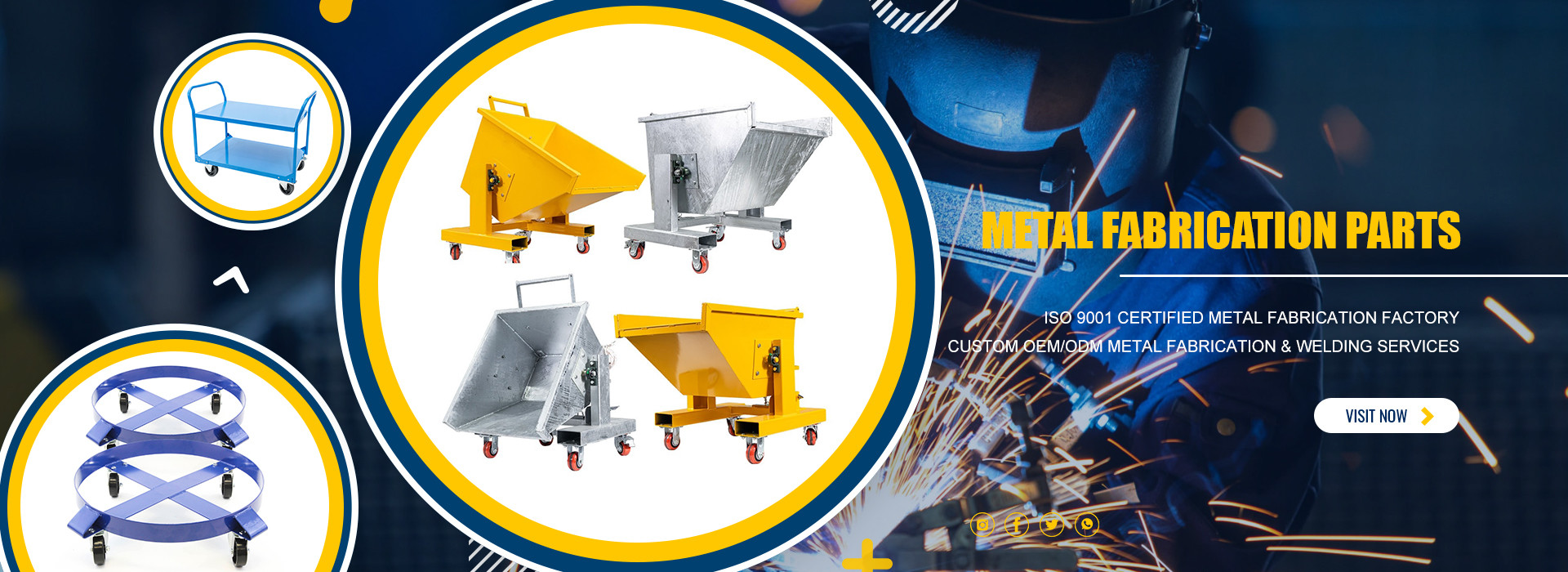 গুণমান কাস্টম মেটাল ফ্যাব্রিকেশন সার্ভিস কারখানা